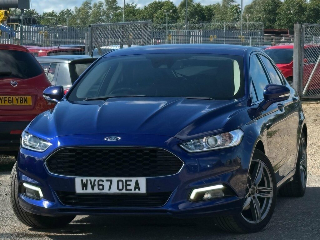 Ford Mondeo 2.0 Tdci Titanium Hatchback Euro WV67OEA Blue #4