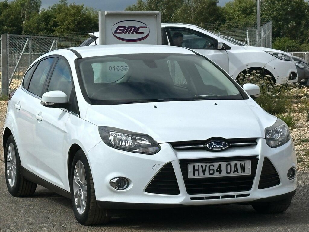 Ford Focus 1.6 Tdci Titanium Navigator Hatchback M HV64OAW White #5
