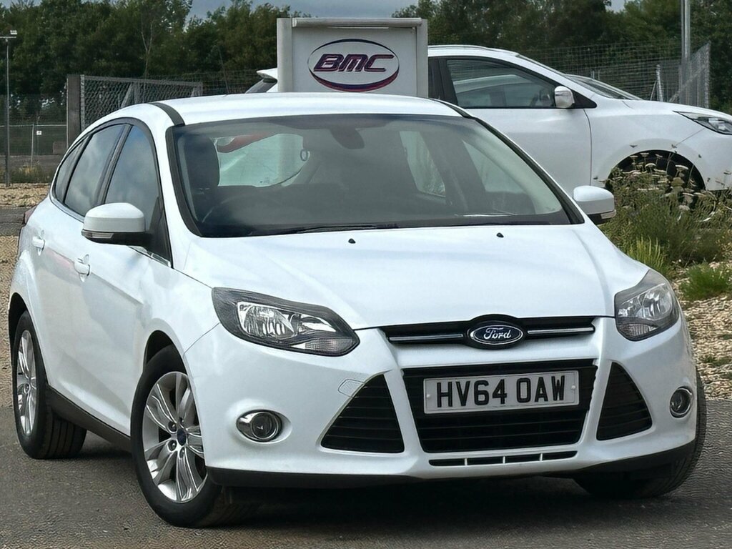 Ford Focus 1.6 Tdci Titanium Navigator Hatchback M HV64OAW White