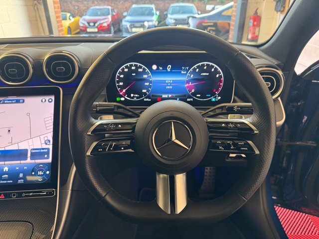 Mercedes-Benz C Class C 300 E Amg Line Premium White #25