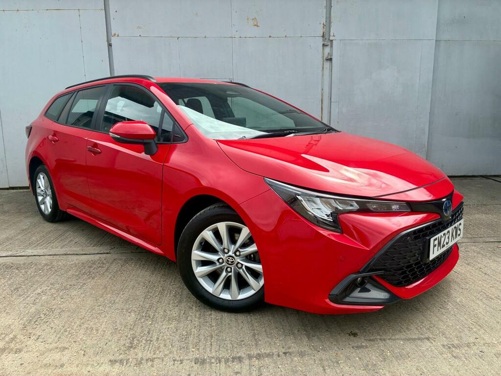 Toyota Corolla Estate 1.8 Vvt-h Icon Touring Sports Cvt Euro 6 S FM23KWS Red
