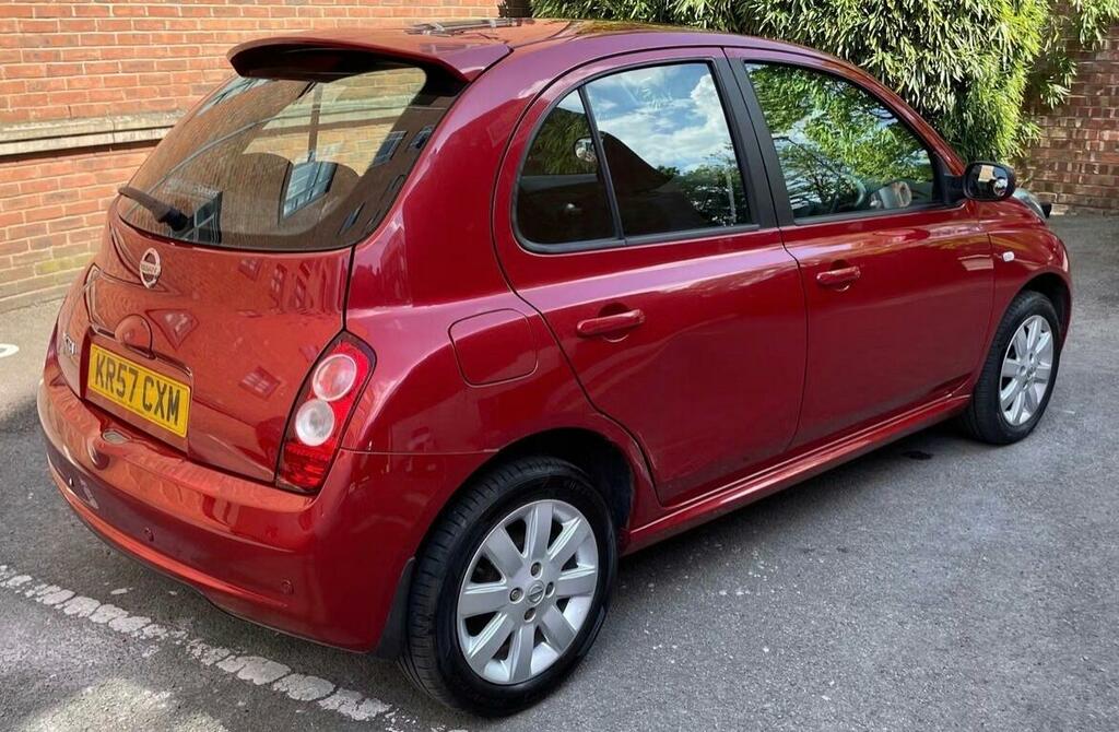 Nissan Micra 1.2 16V Acenta Red #4