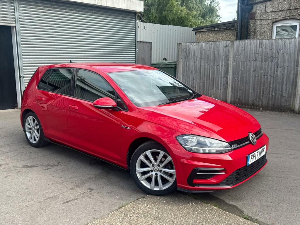 Volkswagen Golf 2.0 Tdi Bluemotion Tech R-line Dsg Euro 6 Ss KP17NPK Red #6