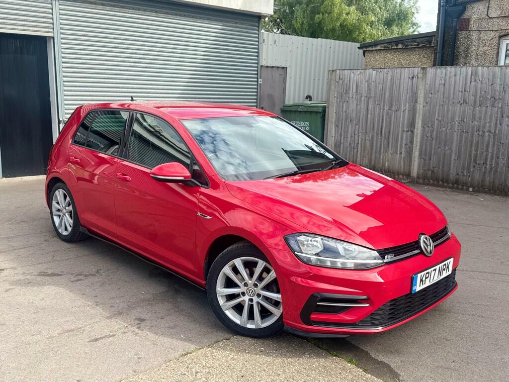 Volkswagen Golf 2.0 Tdi Bluemotion Tech R-line Dsg Euro 6 Ss KP17NPK Red