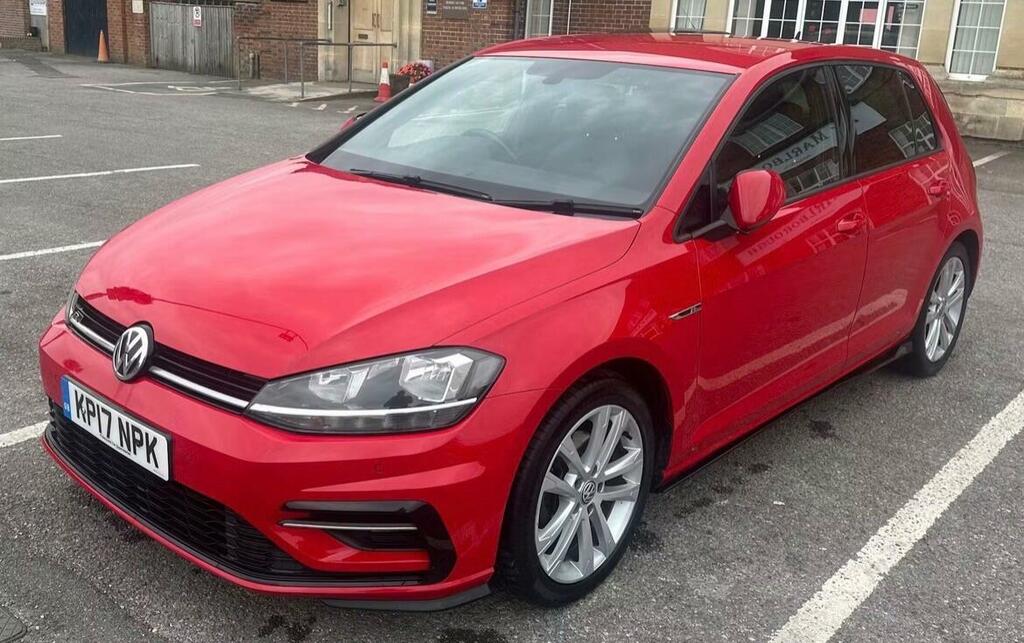 Volkswagen Golf 2.0 Tdi Bluemotion Tech R-line Dsg Euro 6 Ss Red #2