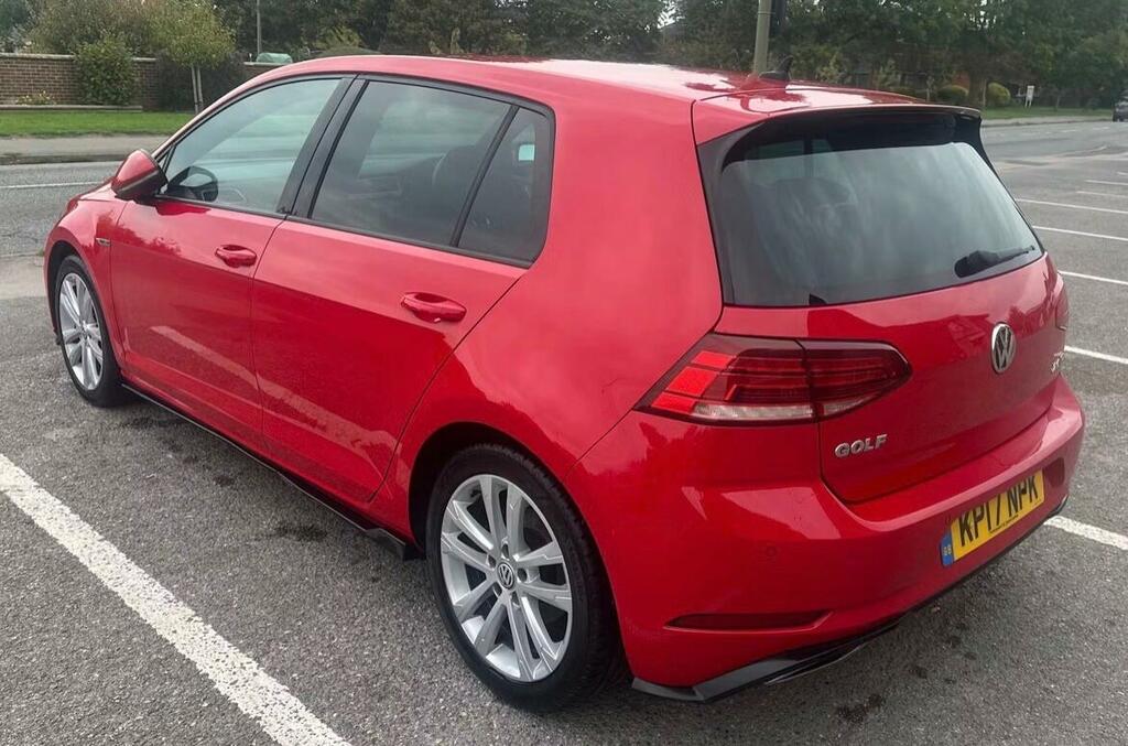 Volkswagen Golf 2.0 Tdi Bluemotion Tech R-line Dsg Euro 6 Ss Red #3