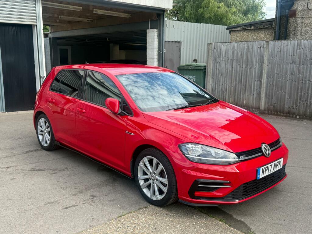 Volkswagen Golf 2.0 Tdi Bluemotion Tech R-line Dsg Euro 6 Ss KP17NPK Red #5