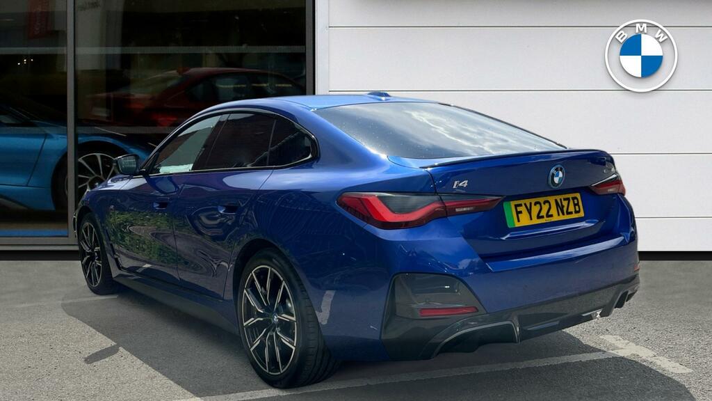 BMW i4 40 83.9Kwh M Sport Gran Coupe Edrive FY22NZB Blue #2