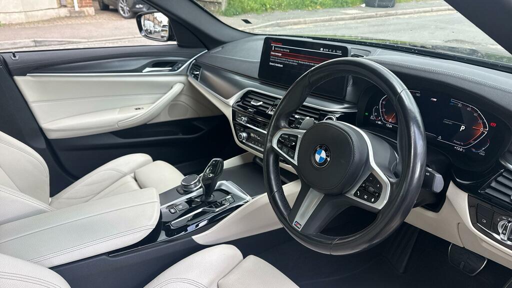 BMW 5 Series 2.0 520D Mht M Sport Steptronic Euro 6 Ss LJ23HPZ Black #6