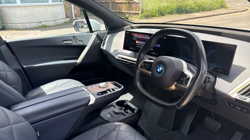 BMW iX M Sport White #6