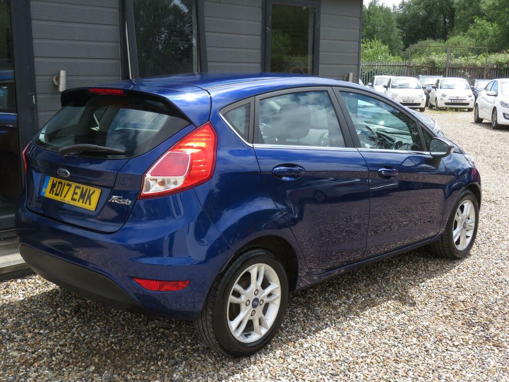 Ford Fiesta 1.5 Tdci Zetec Euro 6 WD17EMK Blue #4
