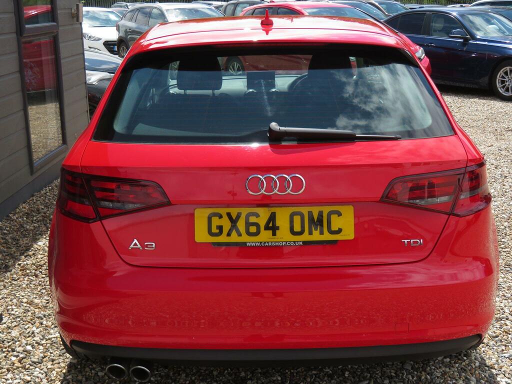 Audi A3 2.0 Tdi Sport Sportback Euro 6 Ss GX64OMC Red #6