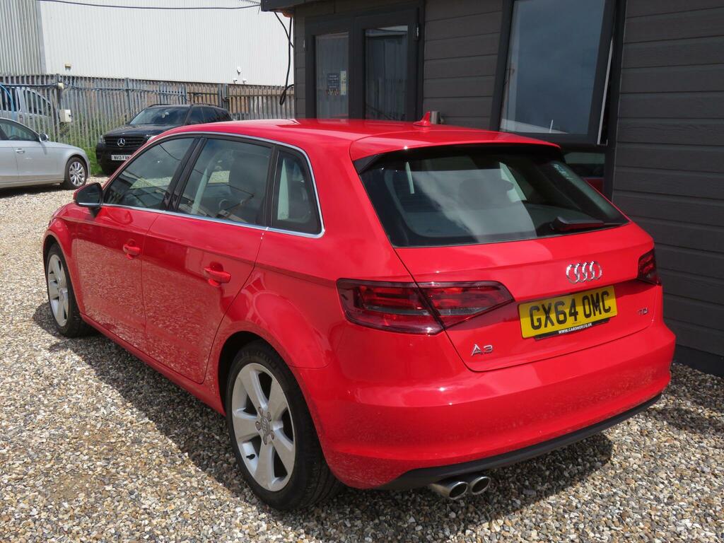 Audi A3 2.0 Tdi Sport Sportback Euro 6 Ss GX64OMC Red #2