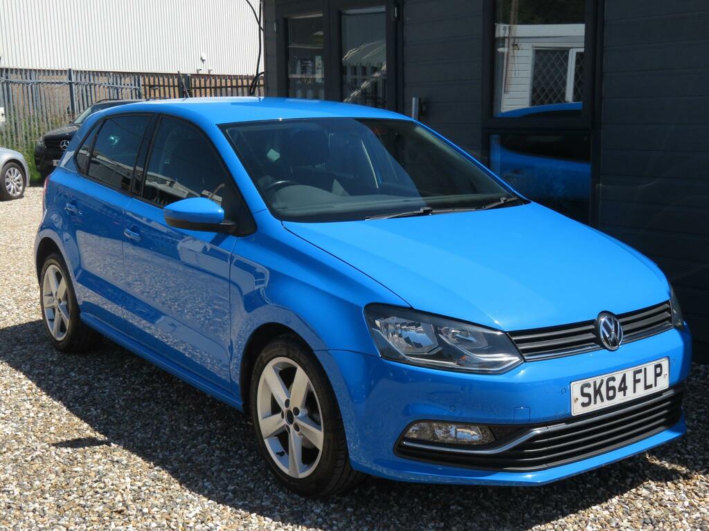 Volkswagen Polo 1.4 Tdi Bluemotion Tech Sel Euro 6 Ss SK64FLP Blue #3