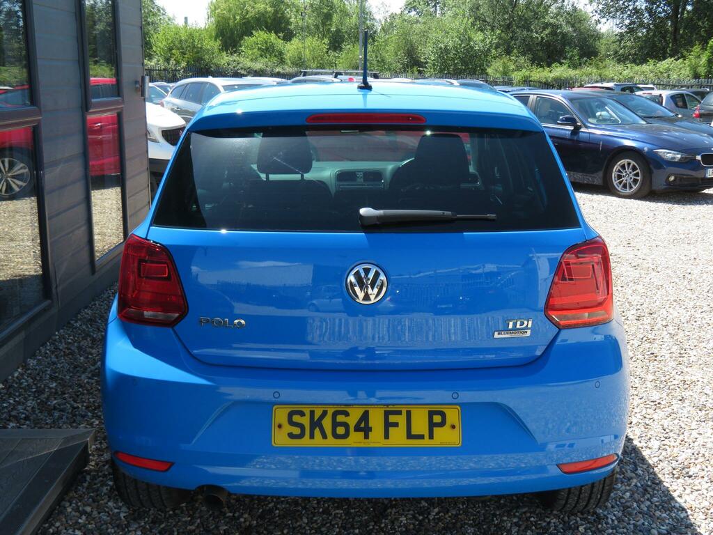 Volkswagen Polo 1.4 Tdi Bluemotion Tech Sel Euro 6 Ss SK64FLP Blue #6