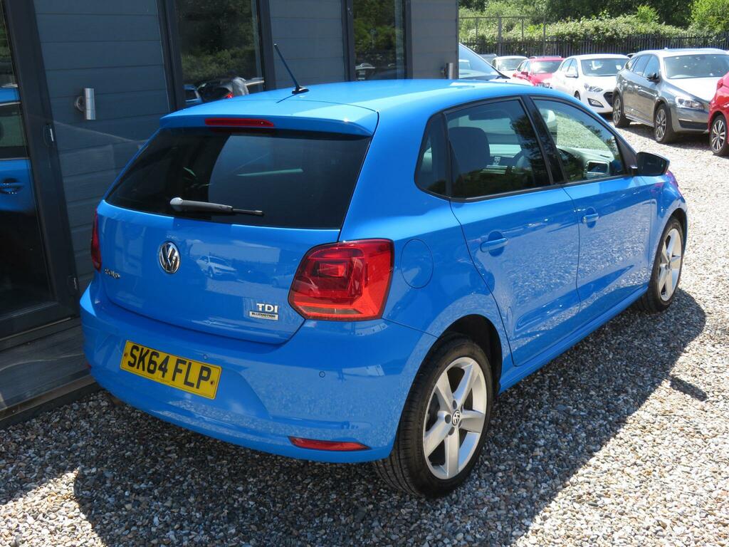 Volkswagen Polo 1.4 Tdi Bluemotion Tech Sel Euro 6 Ss SK64FLP Blue #4