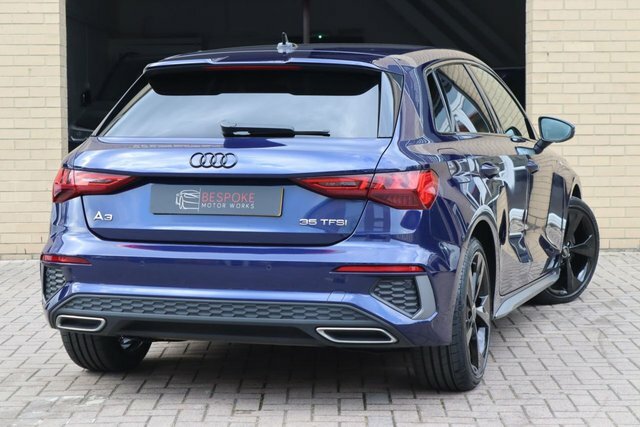 Audi A3 1.5 Tfsi 35 S Line Sportback GD23LPZ Blue #3