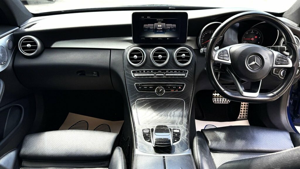 Mercedes-Benz C Class 2017 2.1 C250d Amg Line Premium Plus G-tronic E Y25ASB Blue #2