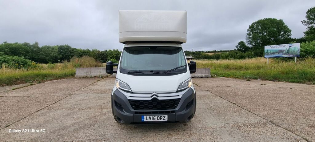 Citroen Relay Chassis Cab 35 Heavy L4 Luton Hdi 201515 White #2