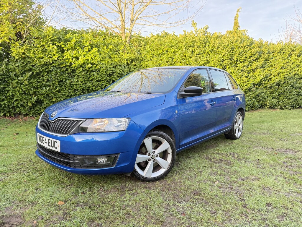 Skoda Rapid Spaceback Hatchback 1.2 Tsi Se Sport 2014 Blue #3