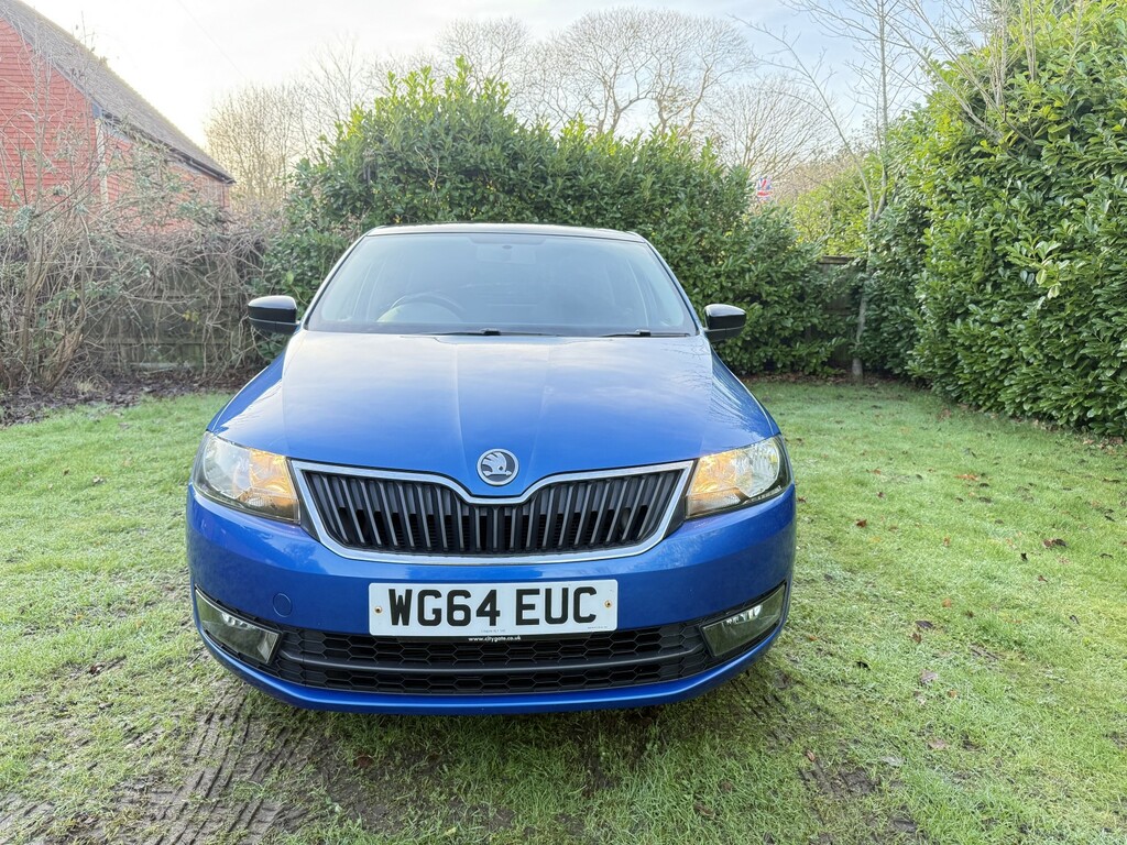 Skoda Rapid Spaceback Hatchback 1.2 Tsi Se Sport 2014 Blue #2
