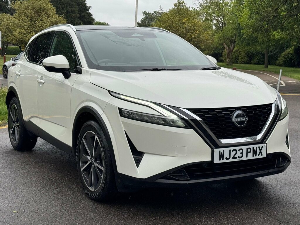 Nissan Qashqai 1.3 Dig-t Mhev Tekna Xtron Euro 6 Ss WJ23PWX White #6