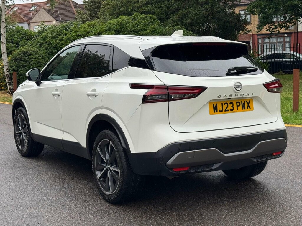 Nissan Qashqai 1.3 Dig-t Mhev Tekna Xtron Euro 6 Ss WJ23PWX White #5