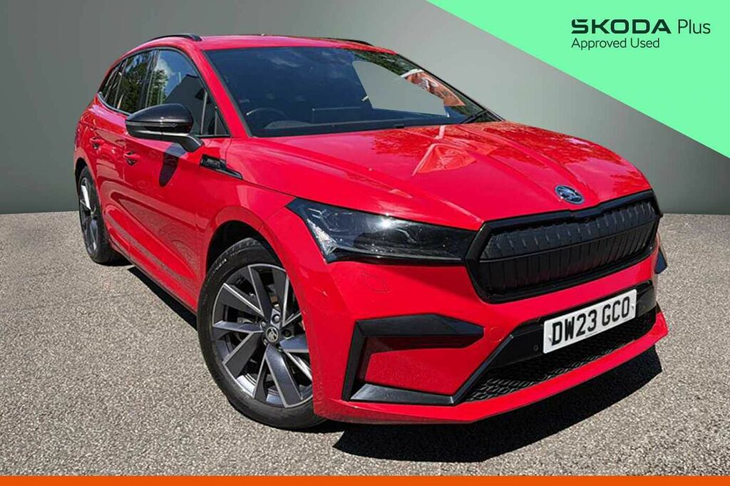 Skoda ENYAQ 195Kw 80X Sportline 82Kwh 4X4 Red