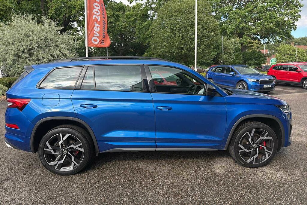Skoda Kodiaq 2.0 Tsi 245 Vrs 4X4 Dsg 7 Seat DF73VYH Blue #4