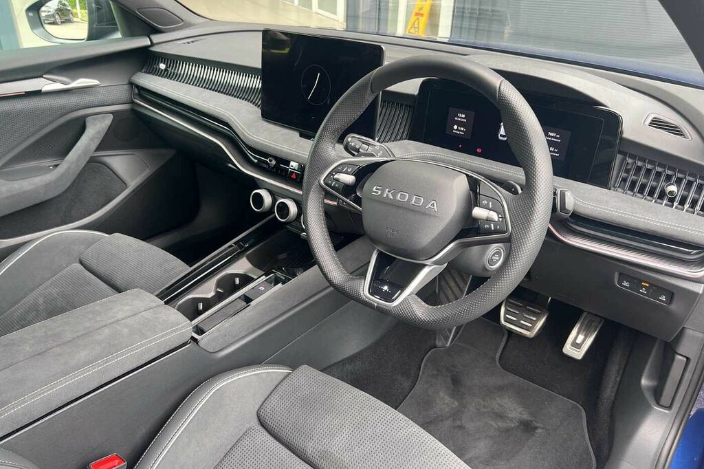 Skoda Superb 2.0 Tsi Sportline 4X4 Dsg DK26YTW Blue #6