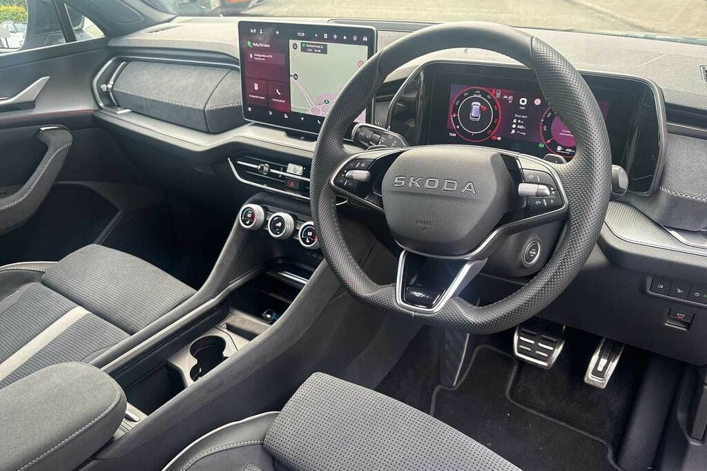 Skoda Kodiaq 2.0 Tdi 193 Sportline 4X4 Dsg 7 Seat DE26YPZ Silver #5