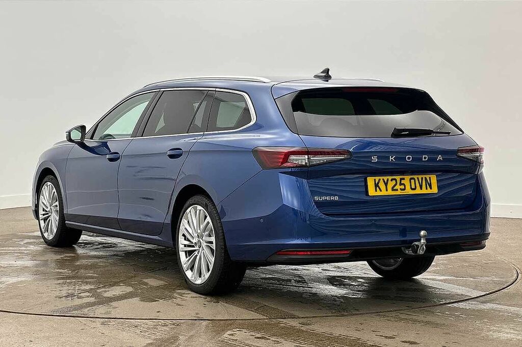 Skoda Superb 2.0 Tdi Se L Dsg Blue #3