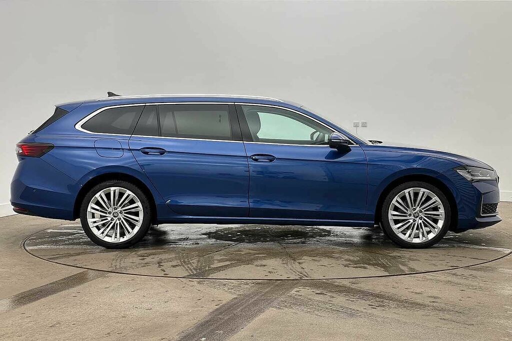 Skoda Superb 2.0 Tdi Se L Dsg Blue #4