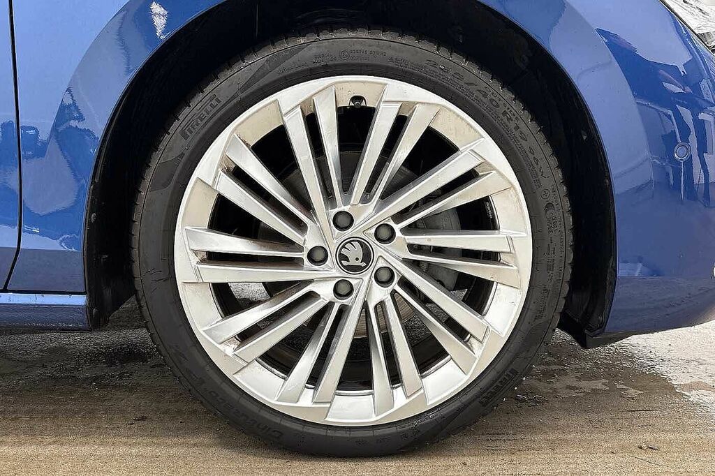 Skoda Superb 2.0 Tdi Se L Dsg Blue #5