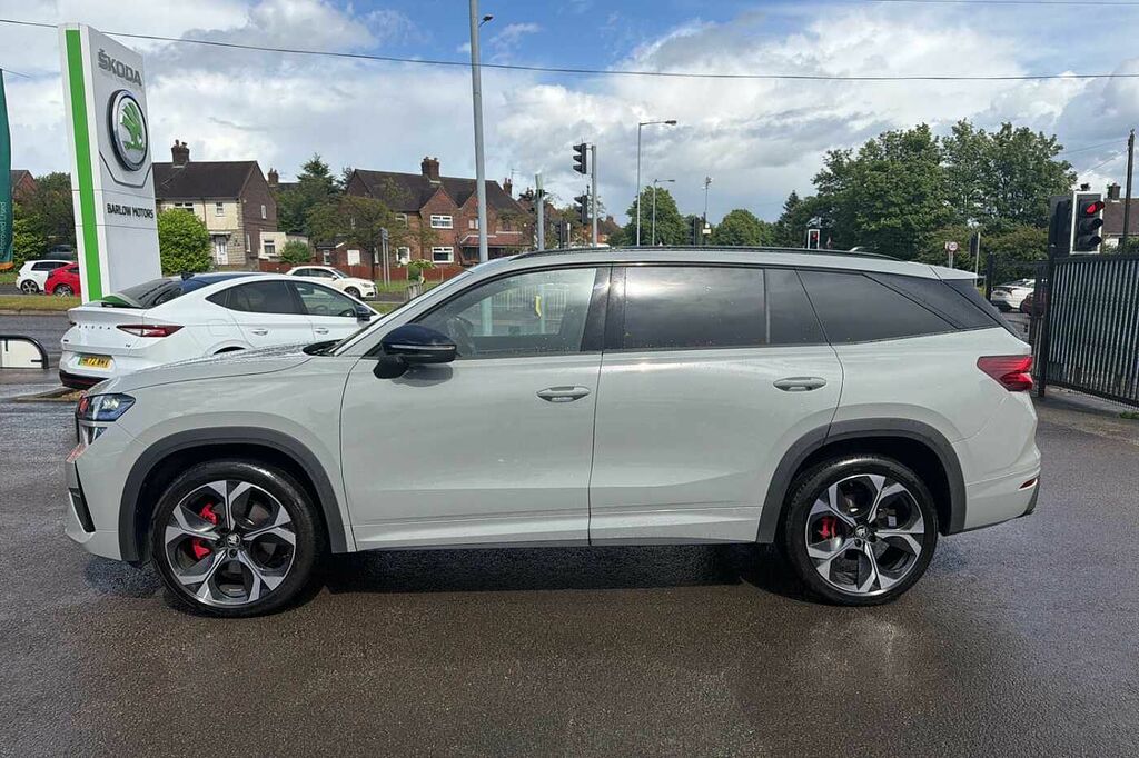 Skoda Kodiaq 2.0 Tsi Vrs 4X4 Dsg 7 Seat WF75URV Grey #4