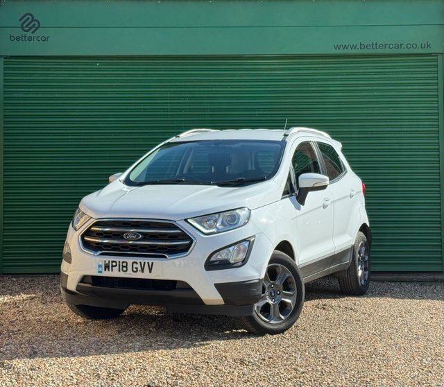 Ford Ecosport Ecoboost Zetec Suv White