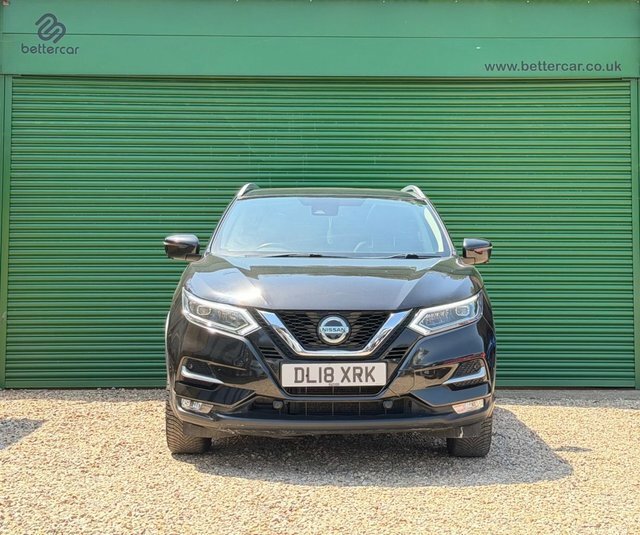 Nissan Qashqai Dig-t Tekna Suv DL18XRK Black #2