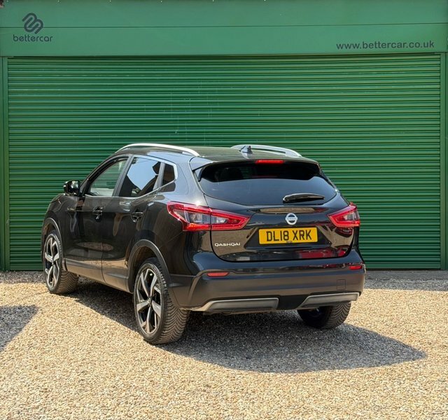 Nissan Qashqai Dig-t Tekna Suv DL18XRK Black #6