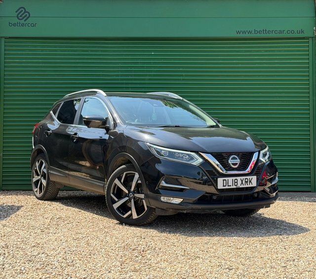 Nissan Qashqai Dig-t Tekna Suv DL18XRK Black #3