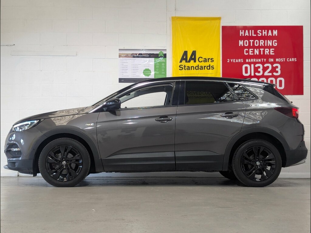 Vauxhall Grandland X 1.5 Turbo D Sri Nav Main Dealer Service Histor LP70DXL Grey #3