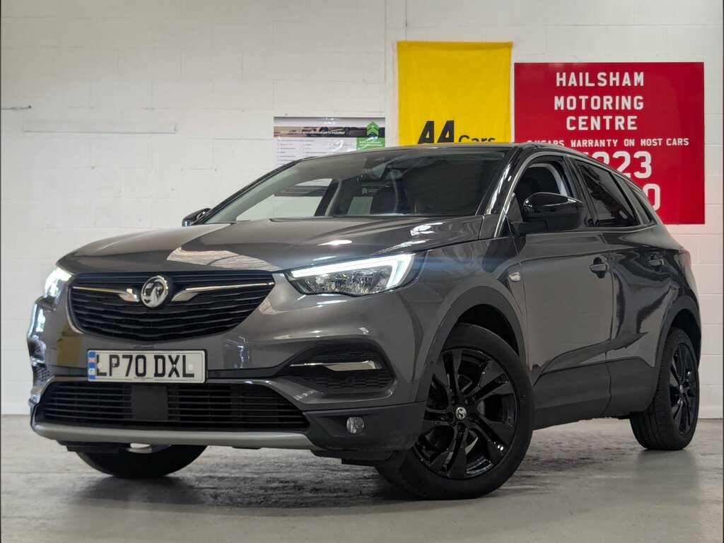 Vauxhall Grandland X 1.5 Turbo D Sri Nav Main Dealer Service Histor LP70DXL Grey #2