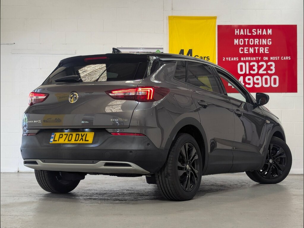 Vauxhall Grandland X 1.5 Turbo D Sri Nav Main Dealer Service Histor LP70DXL Grey #5