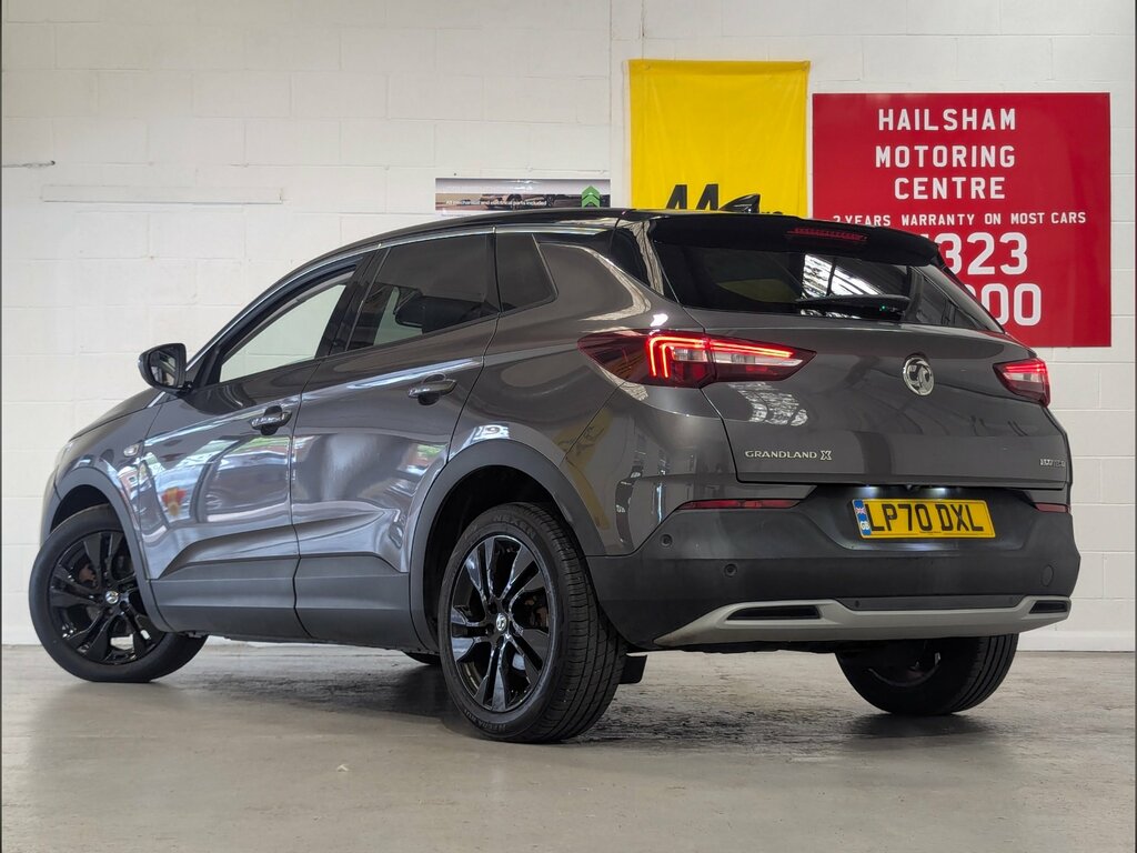 Vauxhall Grandland X 1.5 Turbo D Sri Nav Main Dealer Service Histor LP70DXL Grey #4