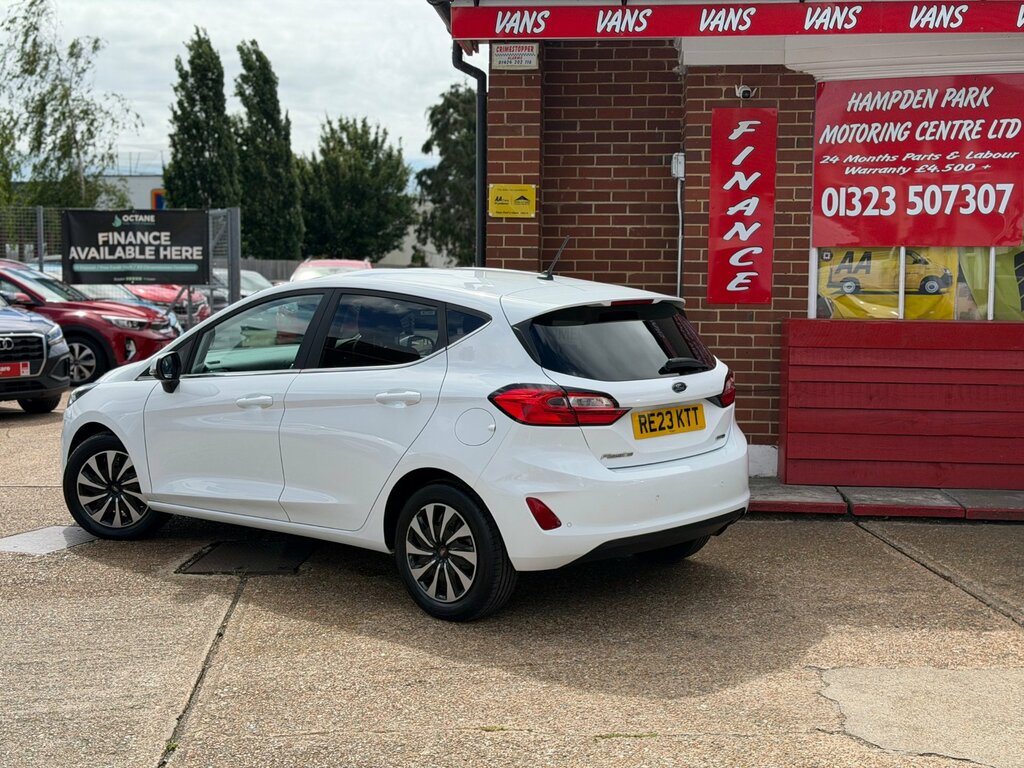 Ford Fiesta 1.0T Ecoboost Mhev Titanium Hatchback H RE23KTT White #5