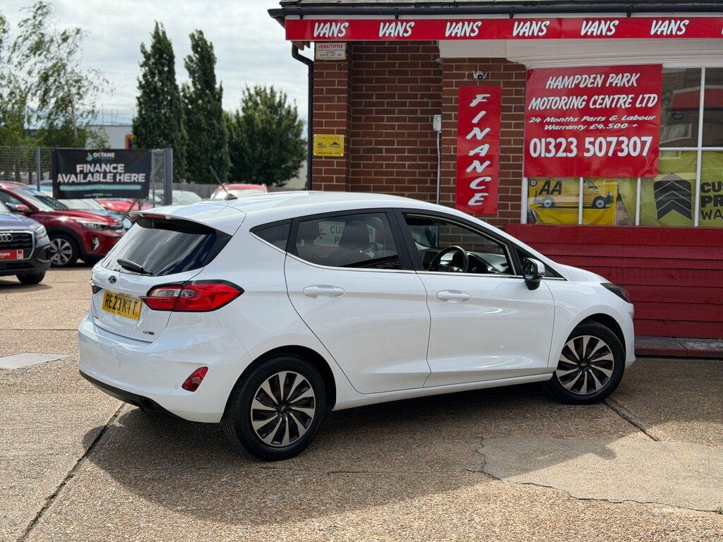 Ford Fiesta 1.0T Ecoboost Mhev Titanium Hatchback H RE23KTT White #3