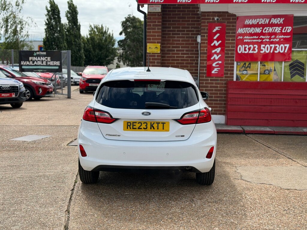 Ford Fiesta 1.0T Ecoboost Mhev Titanium Hatchback H RE23KTT White #4