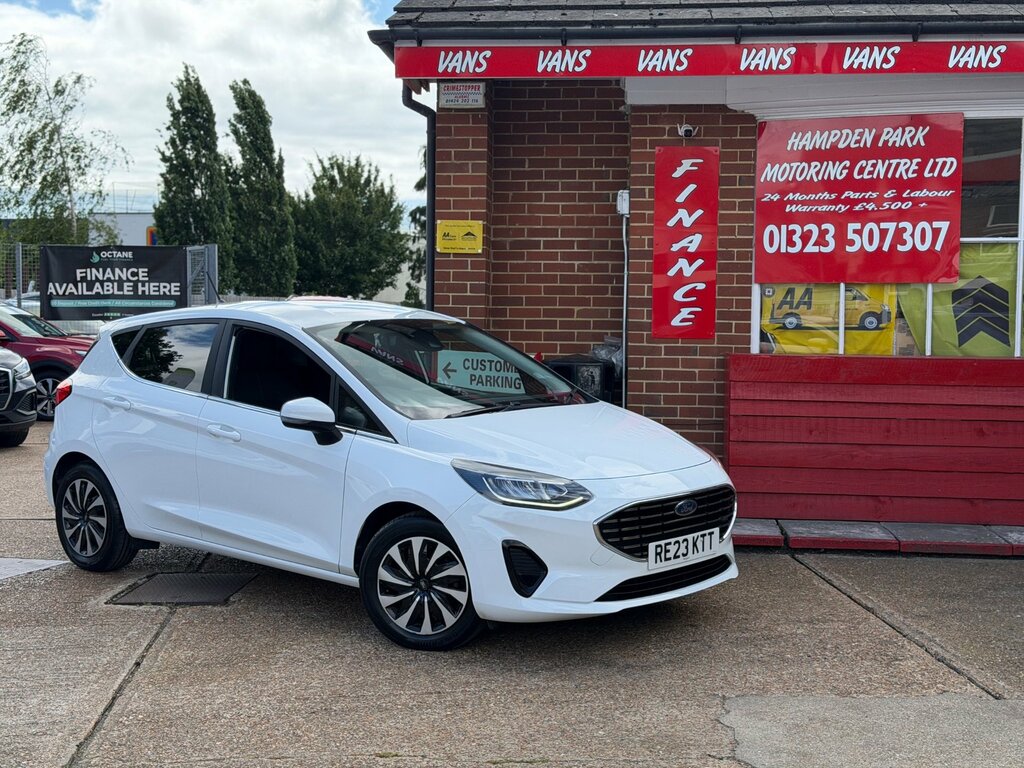 Ford Fiesta 1.0T Ecoboost Mhev Titanium Hatchback H White