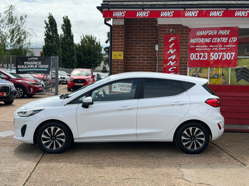 Ford Fiesta 1.0T Ecoboost Mhev Titanium Hatchback H RE23KTT White #6