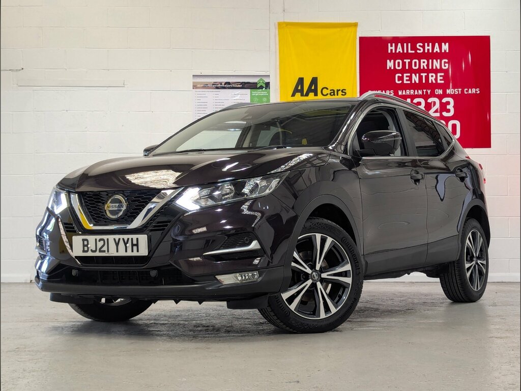 Nissan Qashqai 1.3 Dig-t N-connecta Suv Euro 6 BJ21YYH Black #2