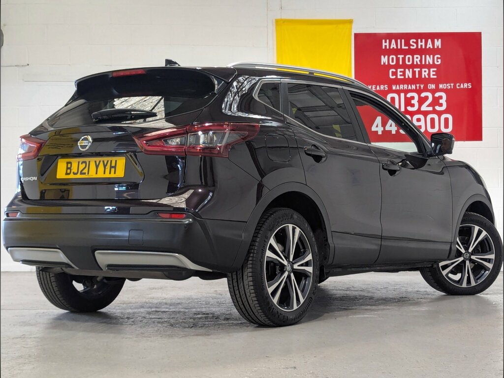 Nissan Qashqai 1.3 Dig-t N-connecta Suv Euro 6 BJ21YYH Black #5